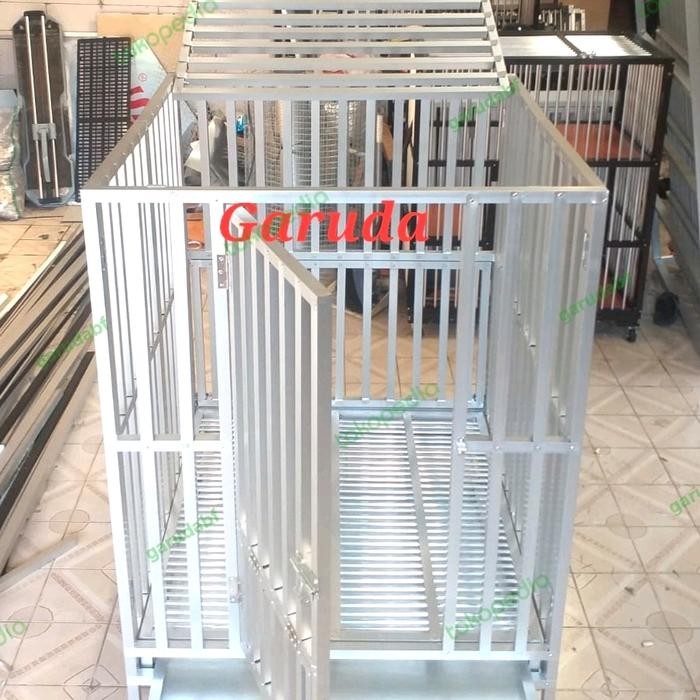 kandang anjing besar alumunium
