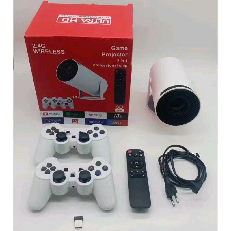 Tv Box Projector Game 319 720 2in1 Android Game Proyektor 2in1 Android Wireless 2.4G Projector Gamer