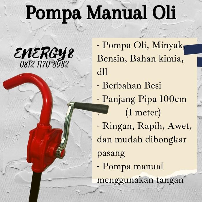 POMPA OLI MINYAK BENSIN MANUAL - POMPA MANUAL - POMPA OLI - MANUAL