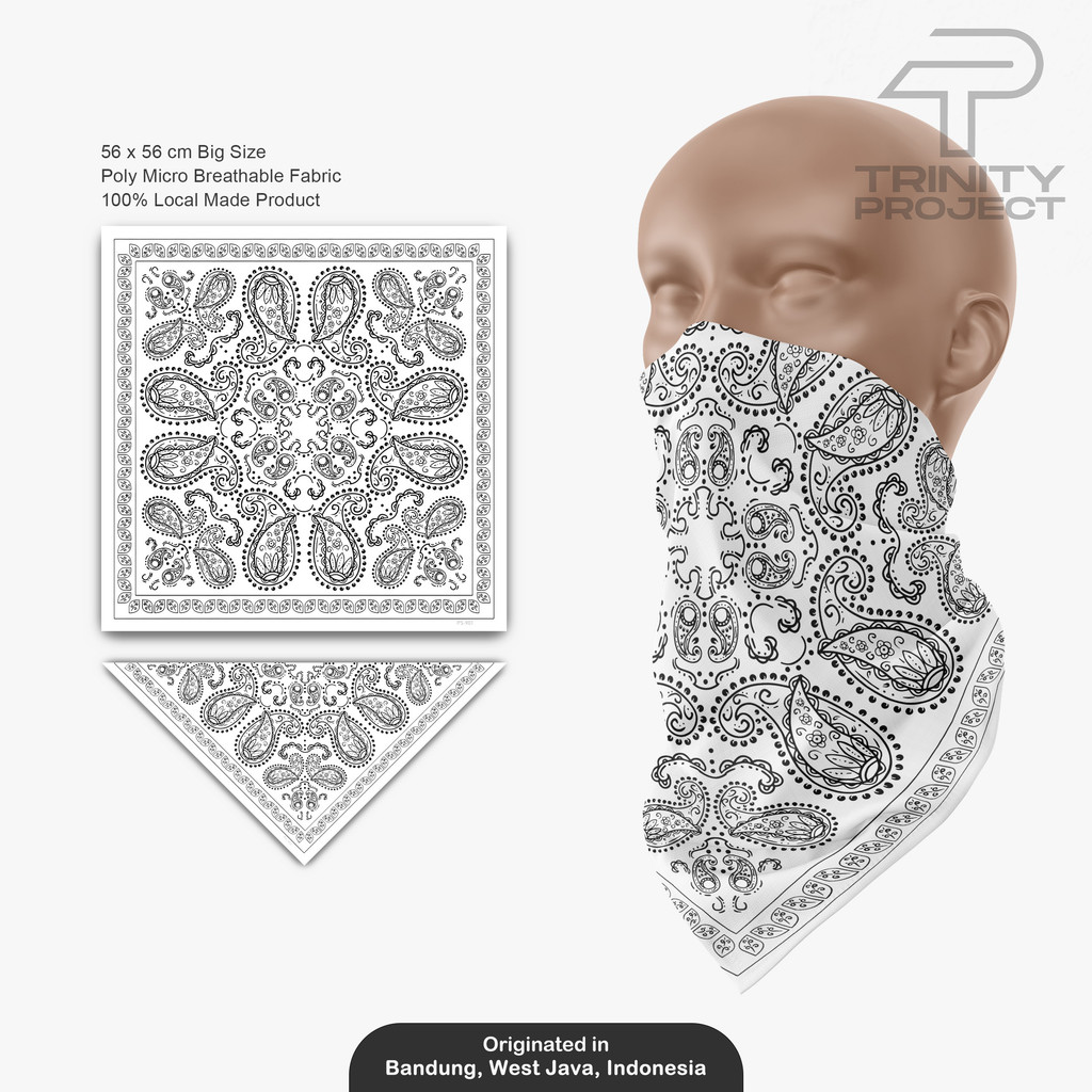 Paisley 901 - Bandana /Paisley Scarf /Headband /Bandana Slayer Unisex /Skena Aksesoris Outfit Murah 