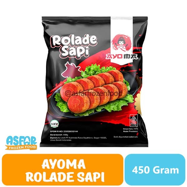 

Ayoma Rolade Sapi 450 Gram Isi 18 pcs Frozen