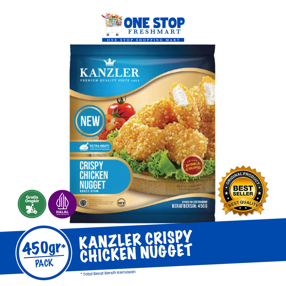 

KANZLER CRISPY CHICKEN NUGGET 450GR