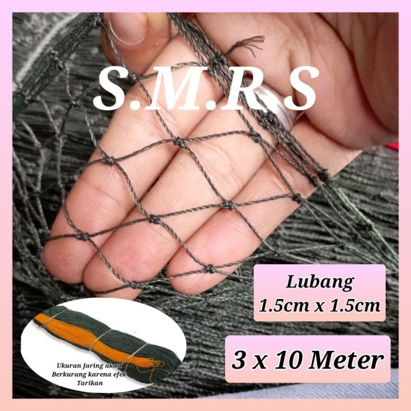 Jaring Pagar Serbaguna Lebar 3 x 10 M 1.5cmx1.5cm Jaring Pagar Ayam Jaring Ayam Jaring Kandang Ayam