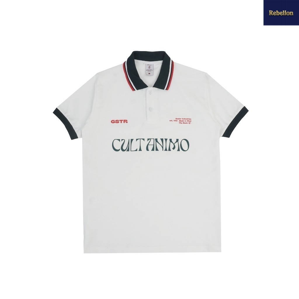 Goster Polo Shirt - Emerald Off White Green