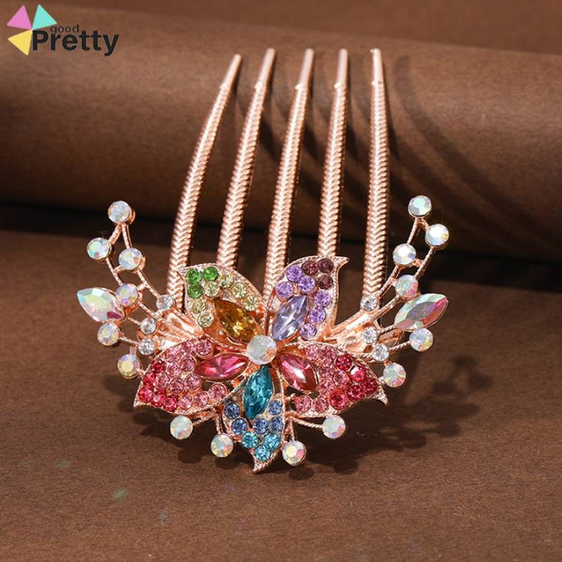 COD Tusuk Konde Sirkam Rambut Hijab Jawa Wanita Cantik Korean Style Mahkota Rambut Tusuk Cantik Batu