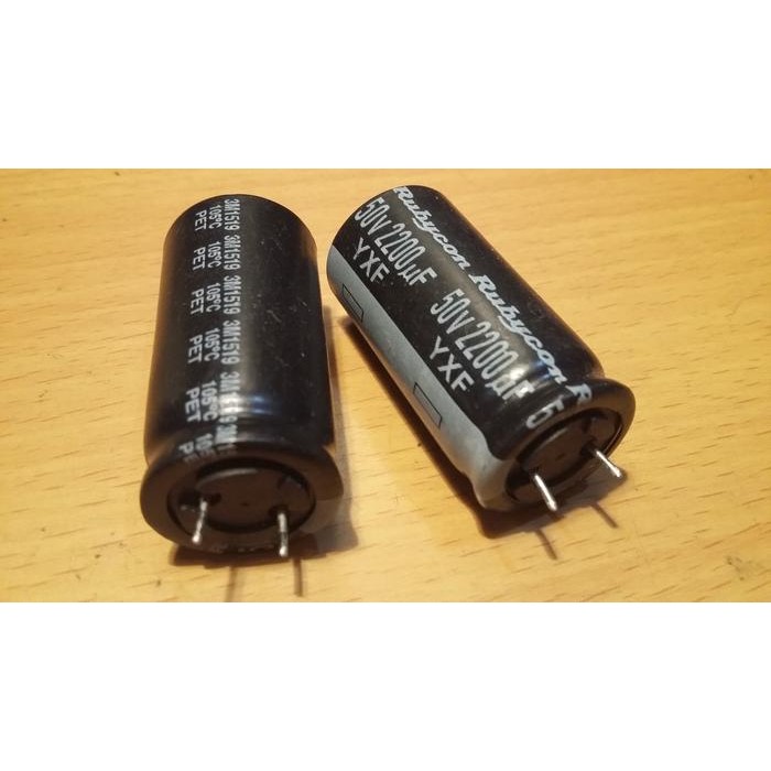 Part Elko Elco 2200uf/50v YXF Series Rubycon Electrical Equipment
