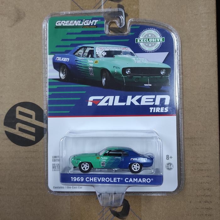 DIECAST GREENLIGHT 1969 CHEVROLET CAMARO #88 FALKEN MINIATUR