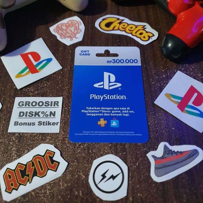 Gift Card Playstation PSN Wallet 300 300K 300.000 PS4 PS5 Indonesia