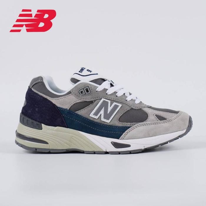 SEPATU NB NEW BALANCE 991 GREY Blue SHOES STANDARD