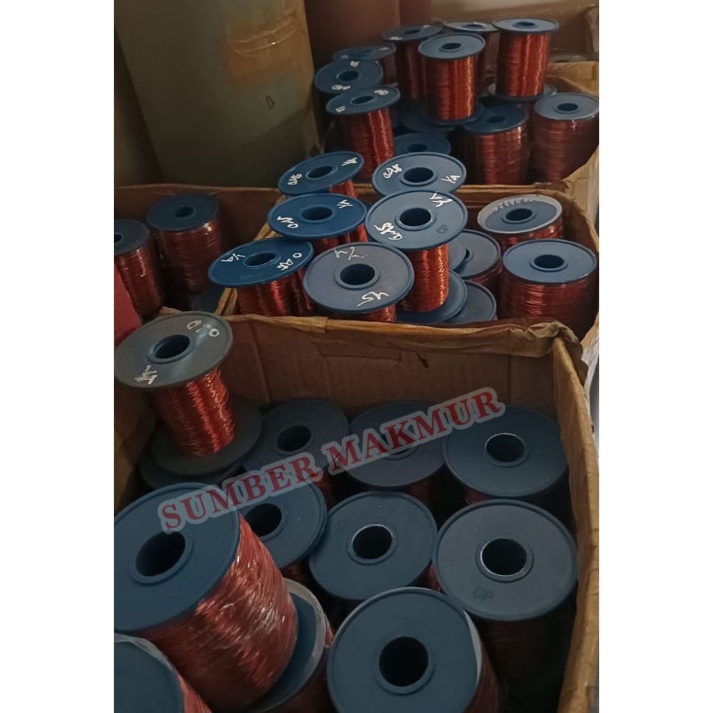 Kawat Tembaga Email 0.35 Copper Wire Kawat Gulung Dinamo Tembaga 1 Kg