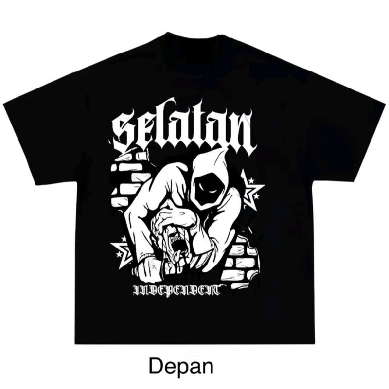 KAOS-TSHIRT GANGSTER SELATAN INDEPENDET