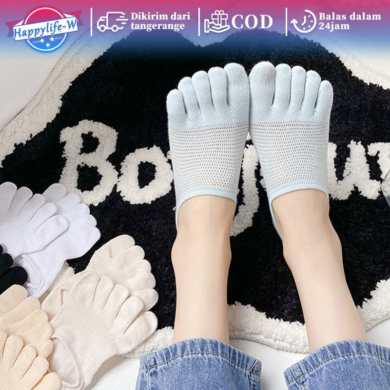 Kaos Kaki 5 Jari Kaos Jari Kaki Wanita Kaos Kaki Bentuk Jari Kaos Kaki Hidden Socks Kaos Kakipendek
