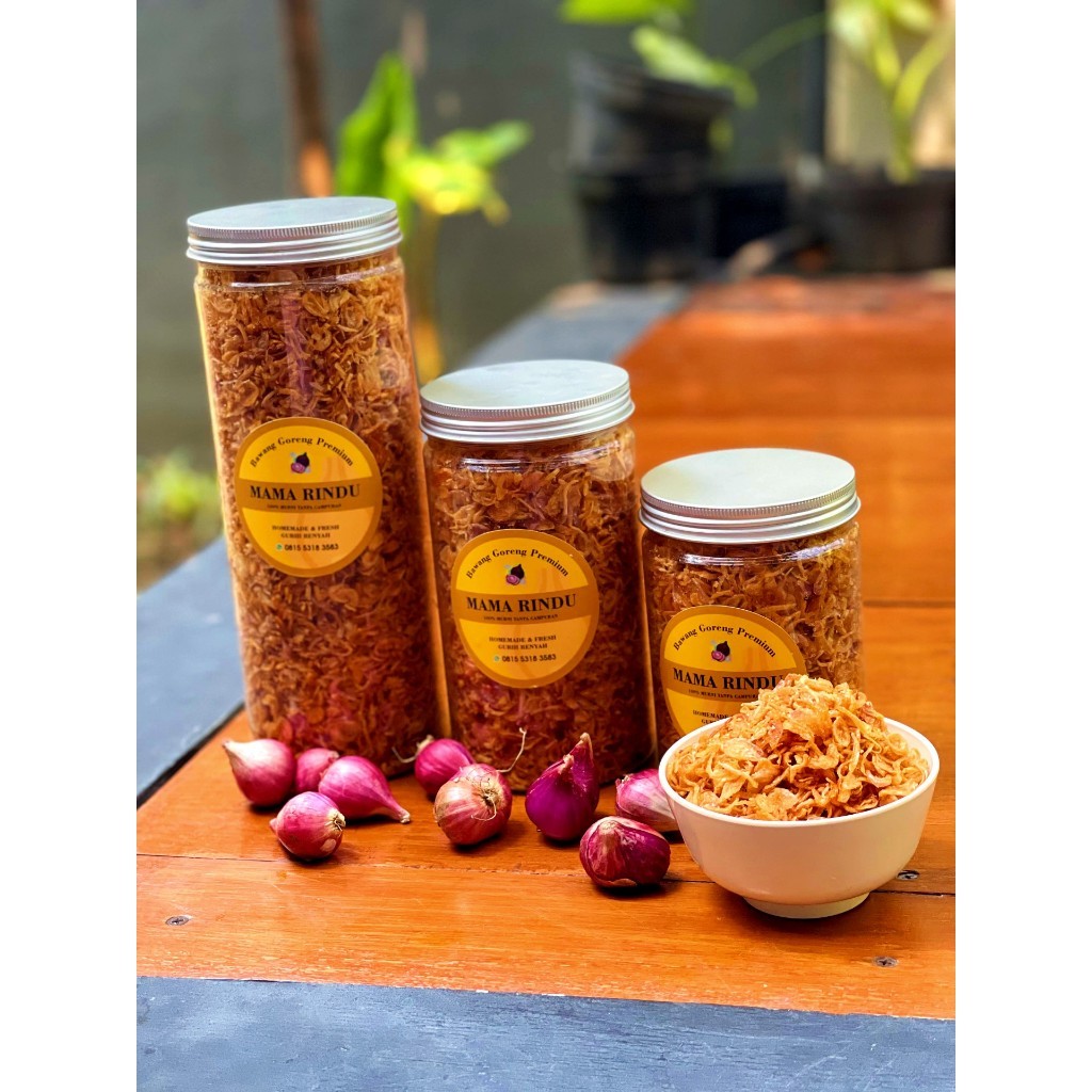 

Bawang Goreng Asli Tanpa Campuran Tepung Homemade Murni - Mamarindu.idn