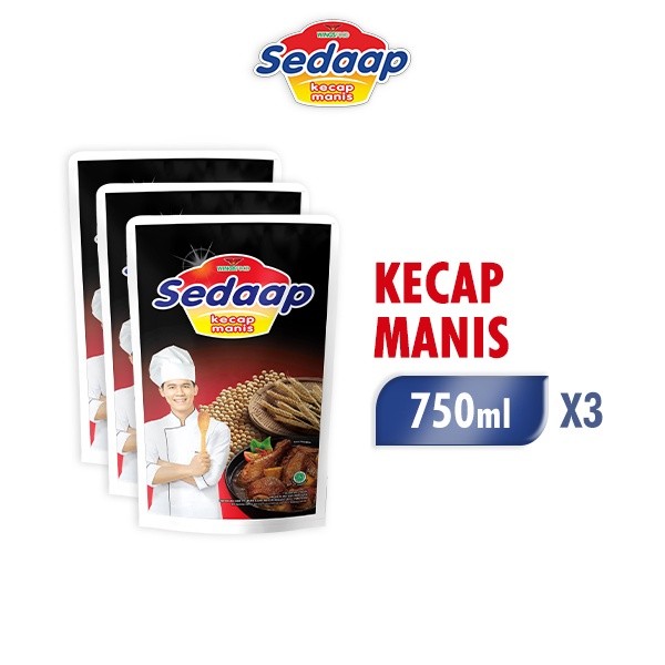 

Sedaap Kecap Pouch 750 ml x 3