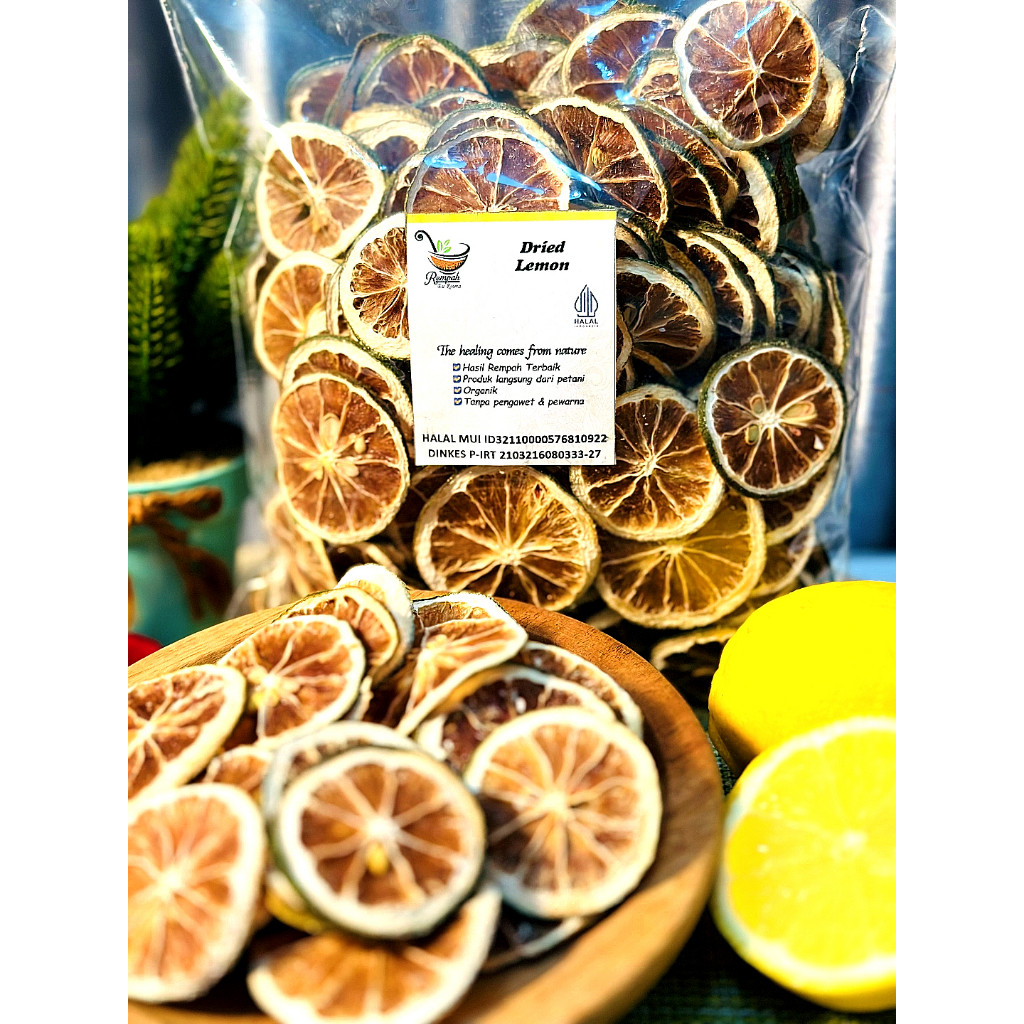 

Lemon Kering Iris 100 Gram - Rempah Bu Risma