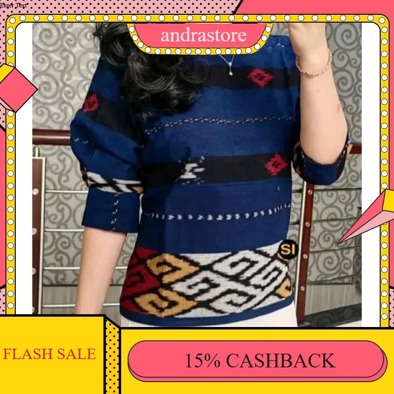 [READY STOK] BLUS ATASAN KEKINIAN, BLUS KANTOR, BLUS ETNIC MOTIF TORAJA, ASMAT, KALIMANTAN, SUMBA