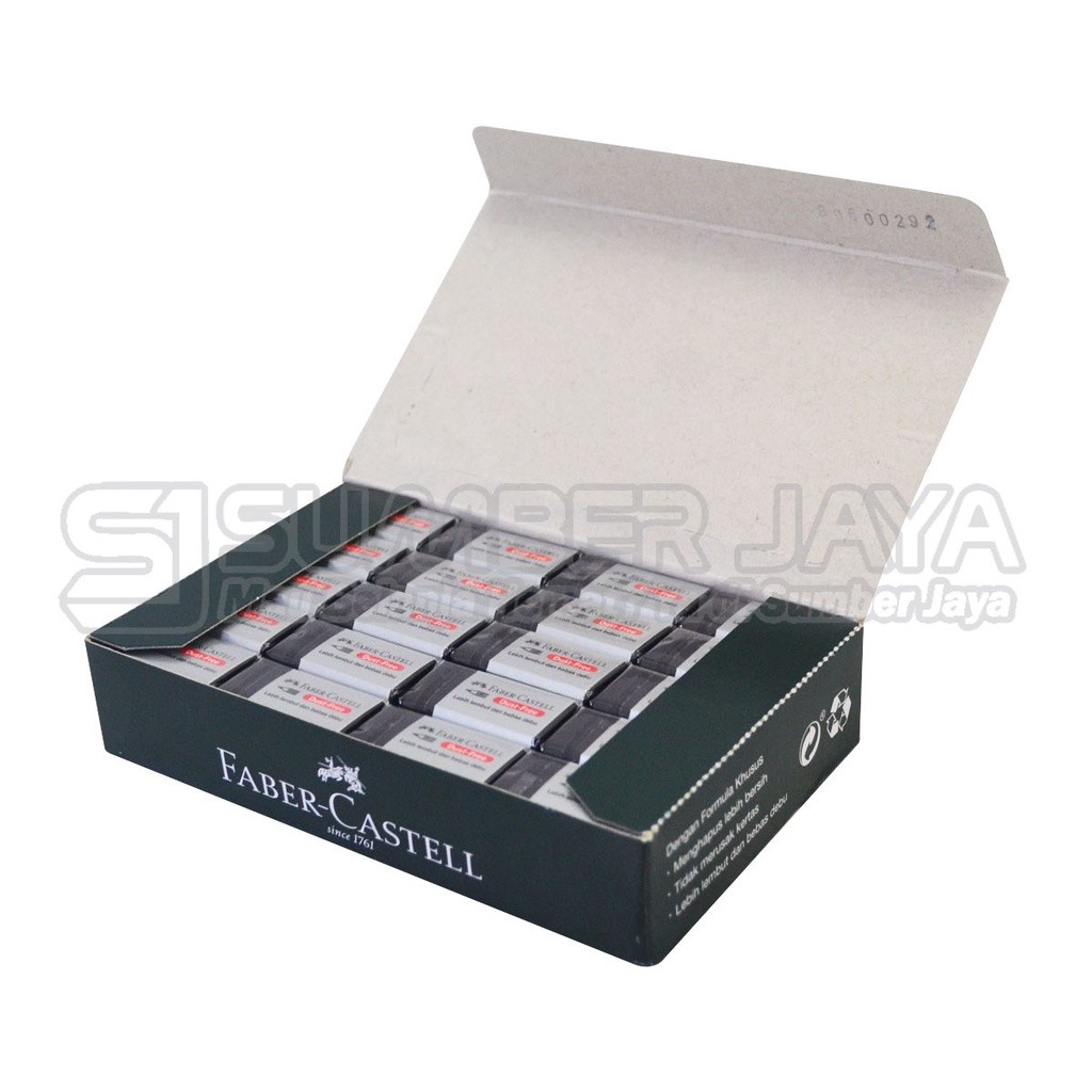 

Penghapus / Eraser Faber Castell B40 - 7299 Black Small 1pcs (Kecil Hitam)