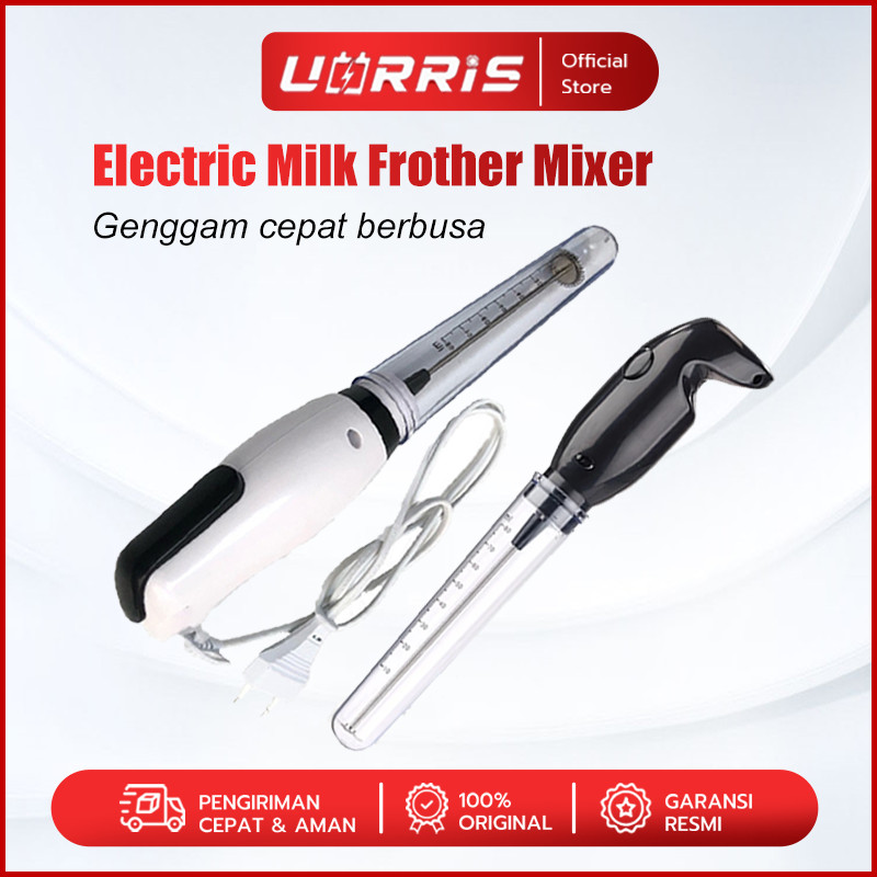 UORRIS Milk Frother Mixer Pengaduk Susu Kopi Foamer Elektrik