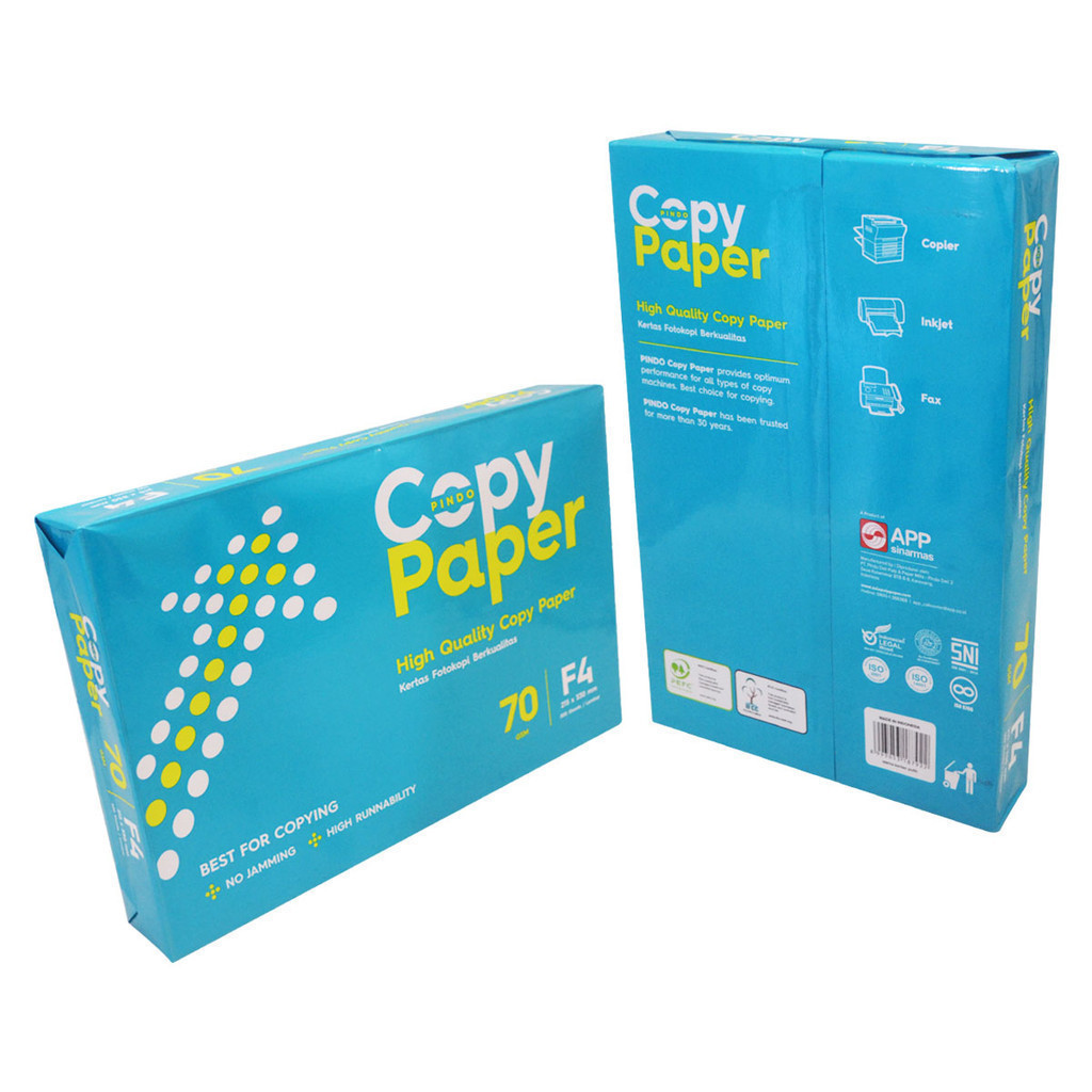 

COPY PAPER KERTAS PRINT HVS F4 A4 70 Gsm Kertas Fotocopy / Hvs High Quality