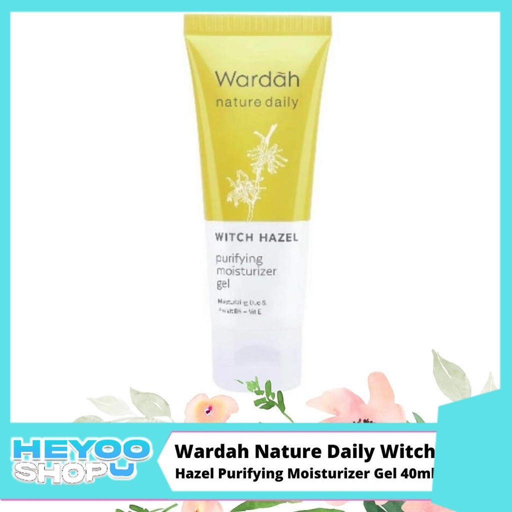 Wardah Nature Daily Witch Hazel Purifying Moisturizer Gel 40ml
