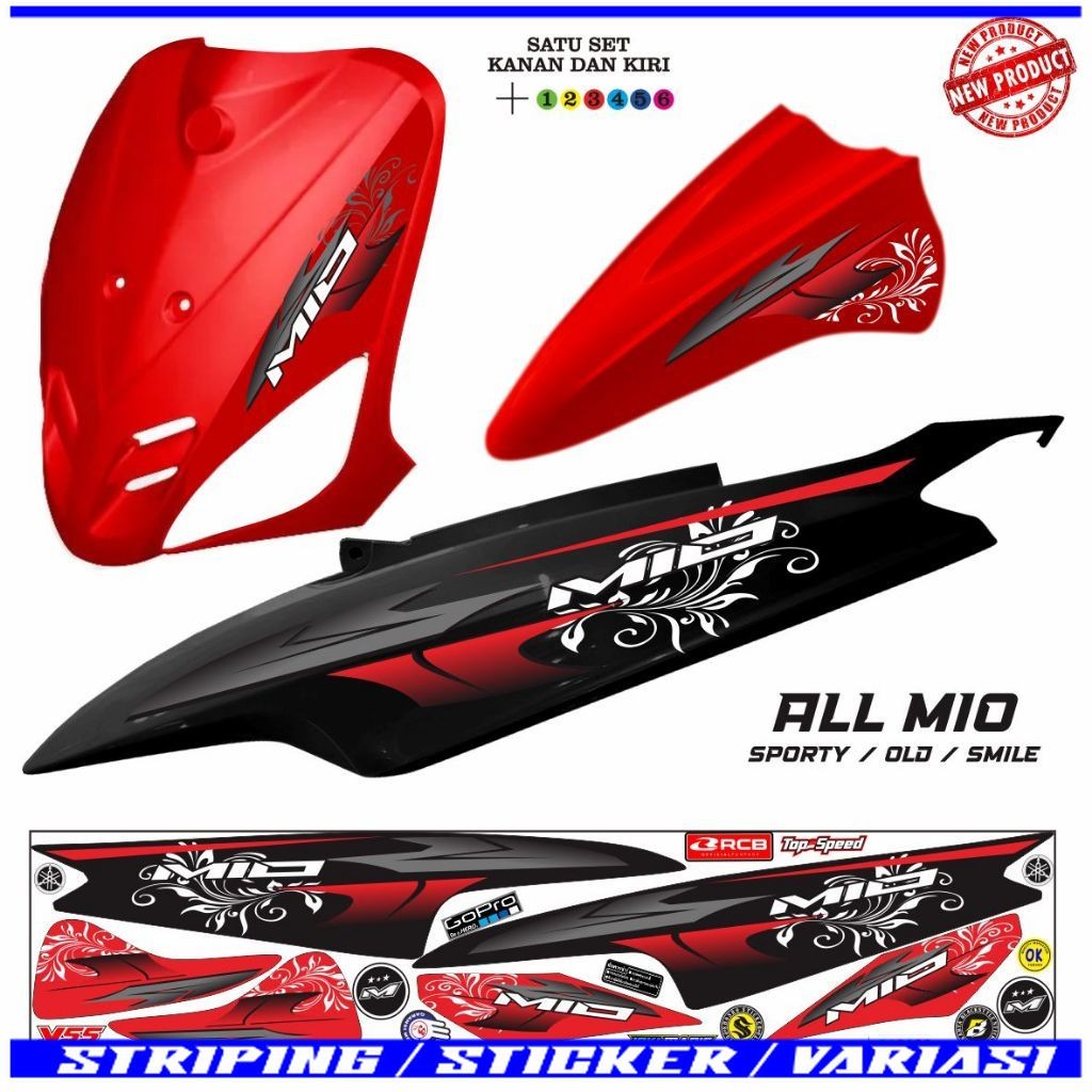LIS VARIASI STRIPING MIO OLD SMILE / STIKER MOTOR MIO OLD MIO SMILE SPORTY