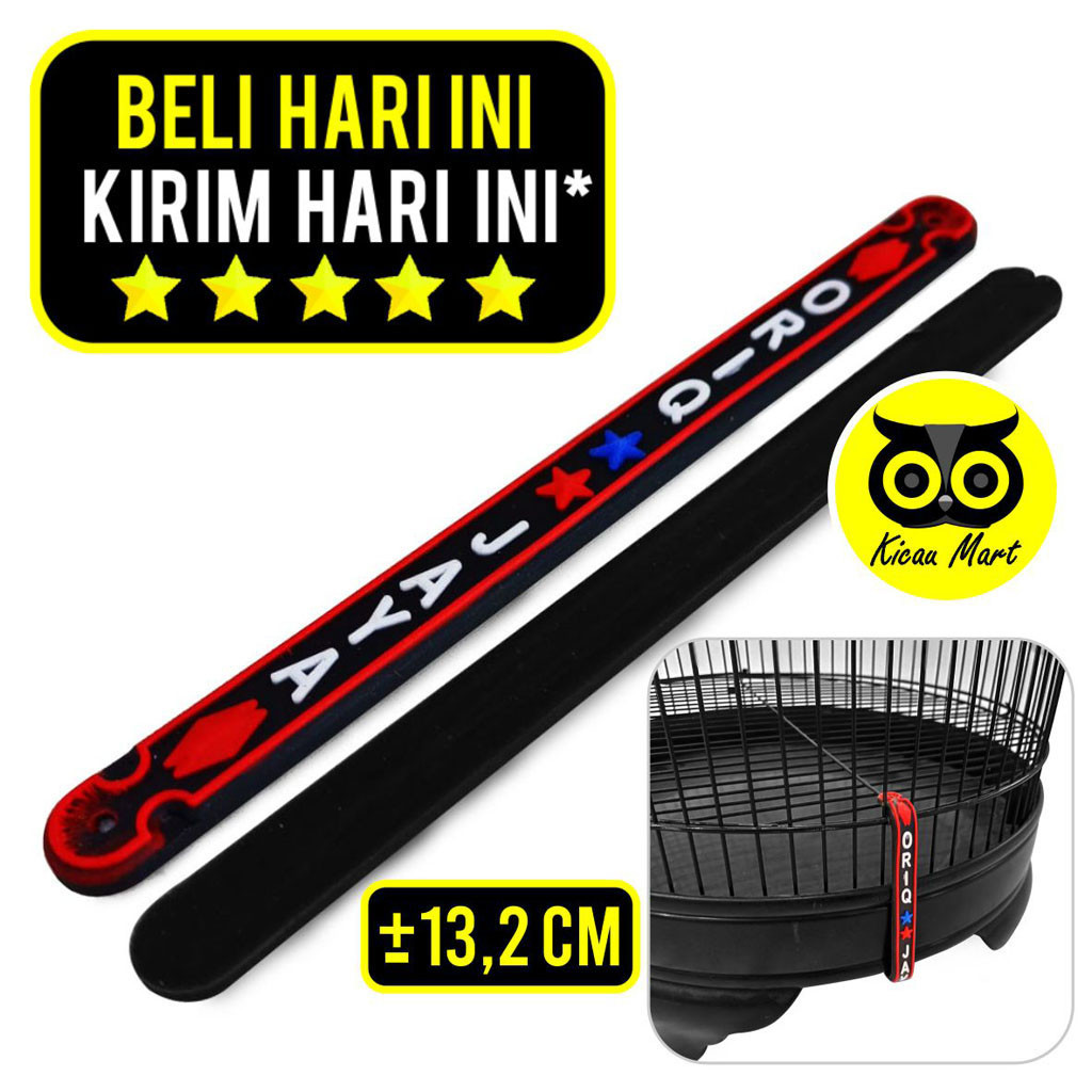 KICAU MART KICAU MART JEPITAN PLAT JEPIT KARET ORIQ JAYA BESI SEMI KARET KLEM TEBOK SANGKAR BURUNG M