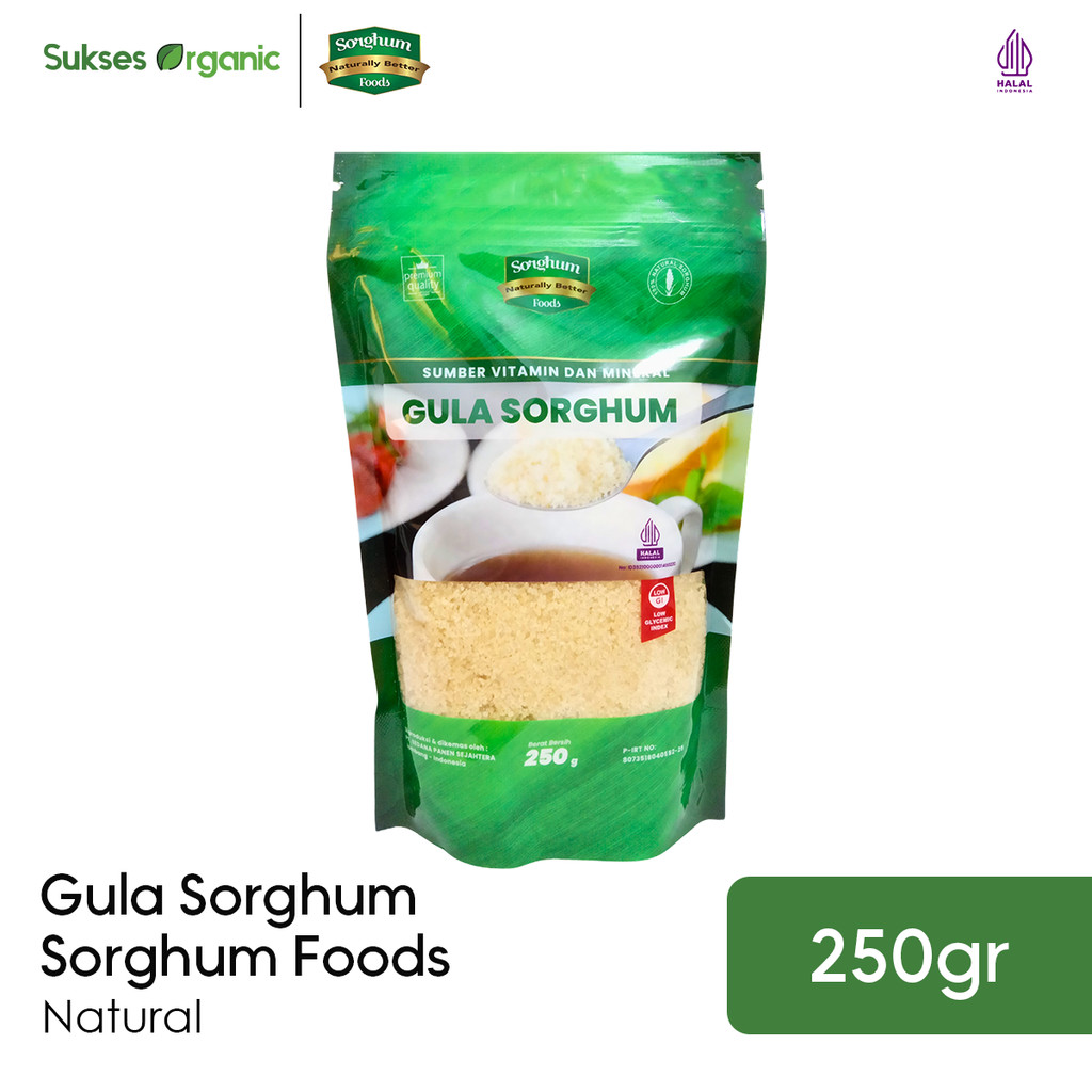 

Gula Sorghum Premium Low GI Halal 250gr