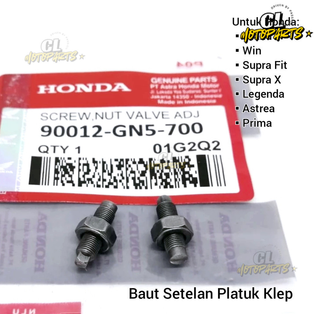 CL - Baut Setelan Klep Grand GN5 karisma kharisma old screw supra x suprax fit legenda astrea prima 
