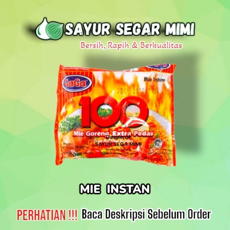 

Mie Gaga 100 ekstra pedas 1bks - Sayur Palembang