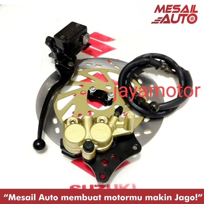 selang rem+piringan+master rem+kaliper depan Suzuki Skywave 125