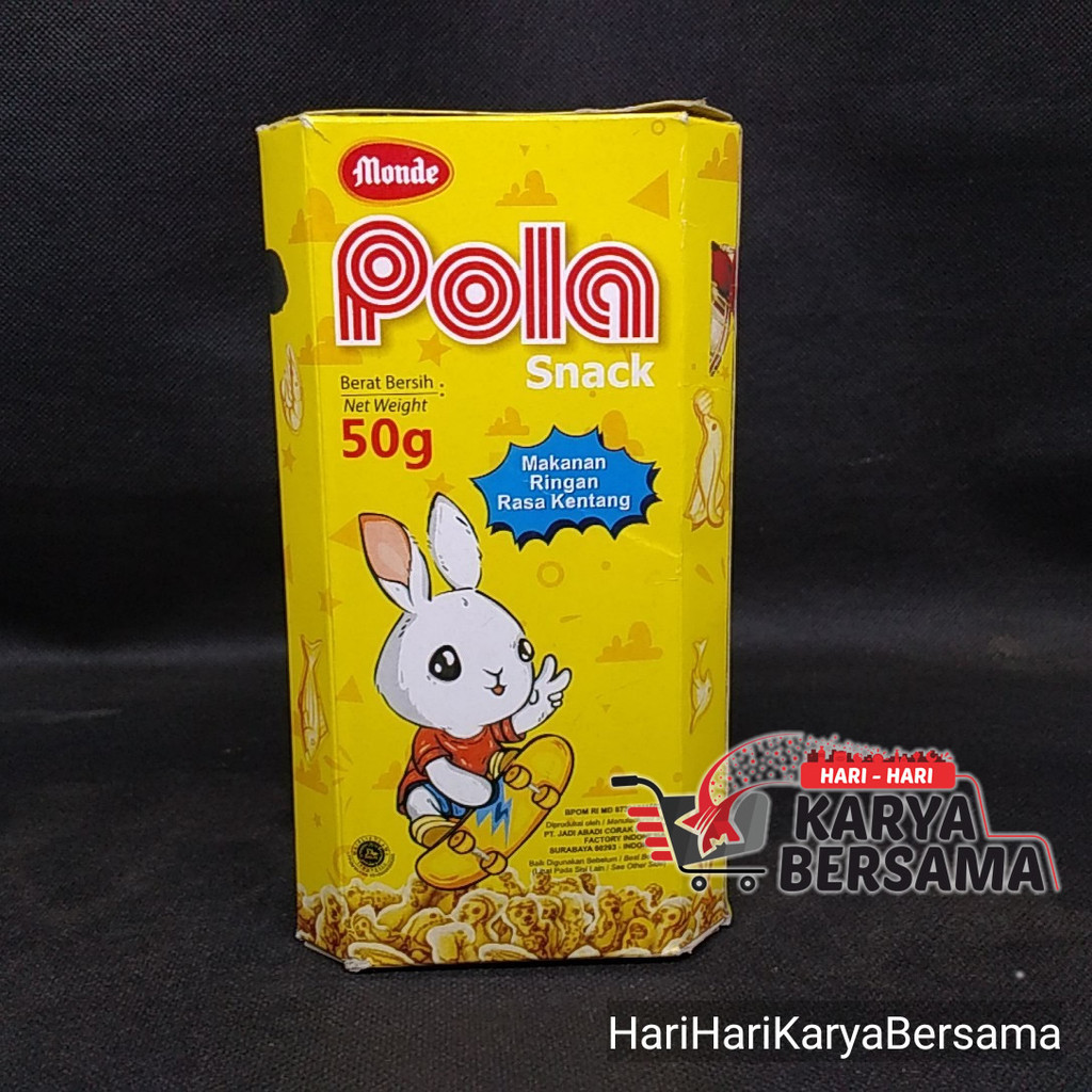 

MAKANAN RINGAN BISKUIT MONDE POLA SNACK 50GR