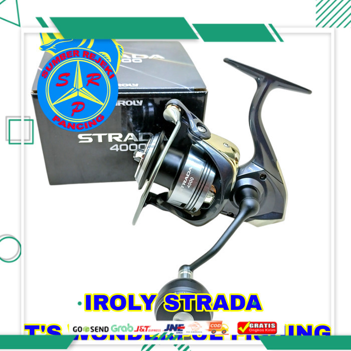 Paling Murah Reel Iroly Strada Sw Power Handle 1000 2000 3000 4000 6000 - 4000