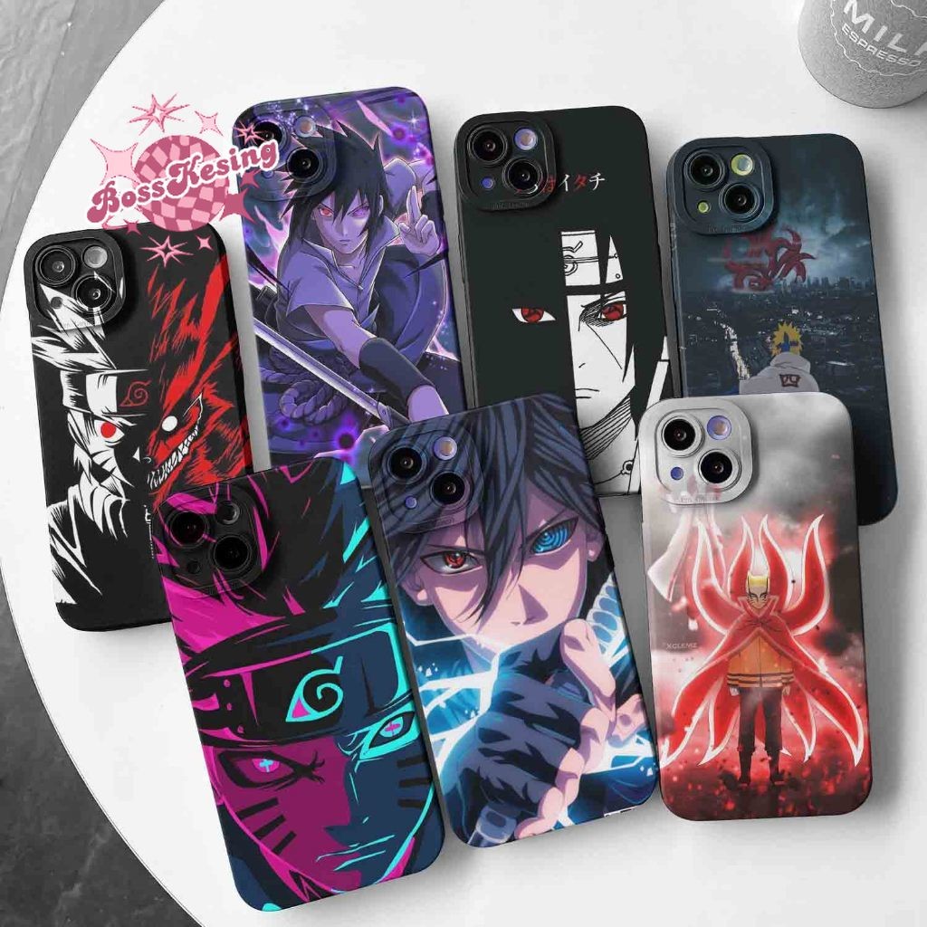 Softcase Motif Naruto Series Untuk Oppo A78 Oppo A83 Oppo F1s Oppo F5 Oppo F7 Oppo F9/F9 Pro Oppo F1