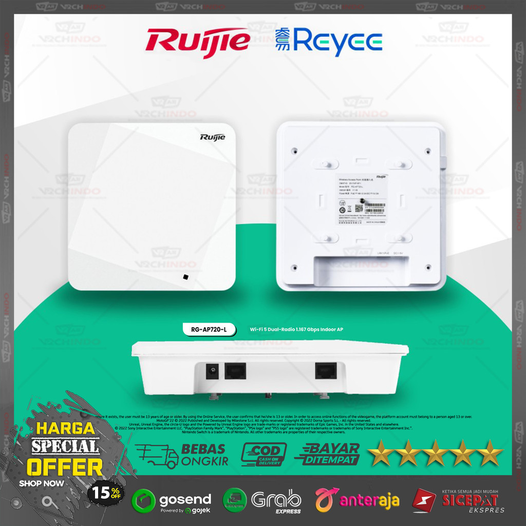 RG-AP720-L RG-AP720L RG AP720L Access Point Ceiling Indoor Ruijie Reyee 