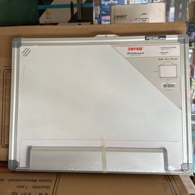 

WB-110 Joyko Whiteboard 30 cm x 40 cm | Papan Tulis Putih WB-110