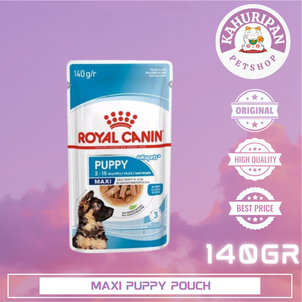 ROYAL CANIN MAXI PUPPY WET POUCH / WET FOOD 140GR