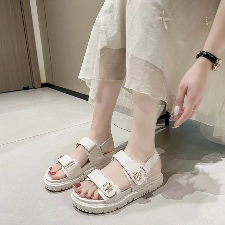 J&Y JOY & YOUNG  Sepatu Sandal Wanita Gunung WS-709 Flat Heel 4 cm Cewek Kekinian ELEGAN CANTIK Kual