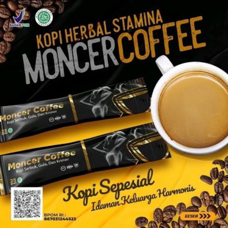 

[Lv11]MONNCER!!! COFFEE ORIGINAL MENYEGARKAN STAMINA ISI 8 SASET