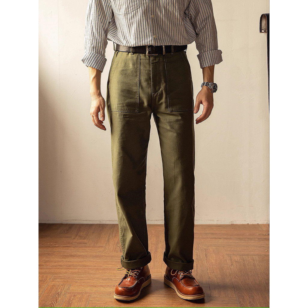Red Tornado OG-107 Pants Straight Fit Men's Military Style Work Trousers Army Green