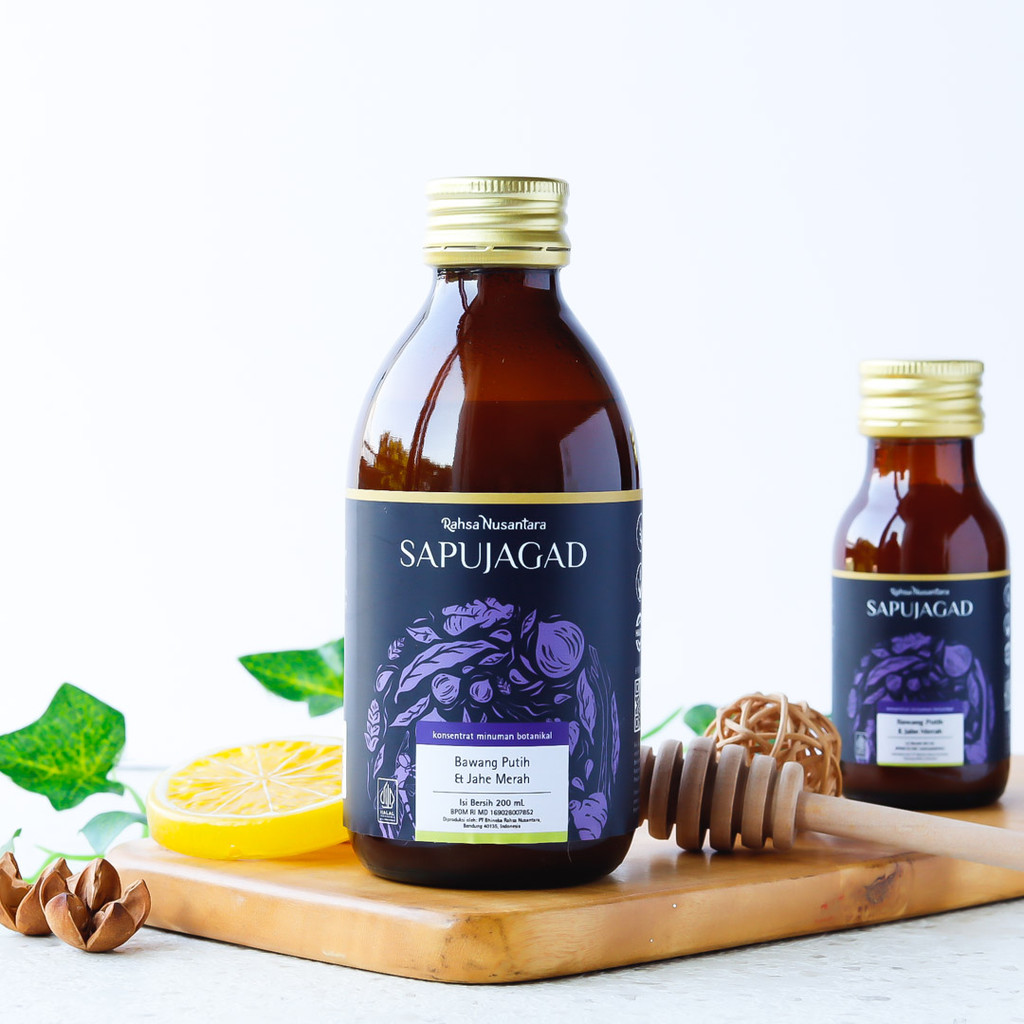 

200ML SAPU JAGAD ADULT Jus Lemon Jahe Bawang Putih Cuka Apel Madu RAHSA NUSANTARA