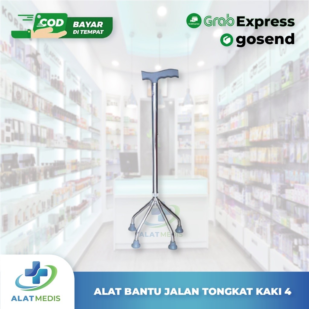 Tongkat Jalan Lansia Tongkat Kaki 4