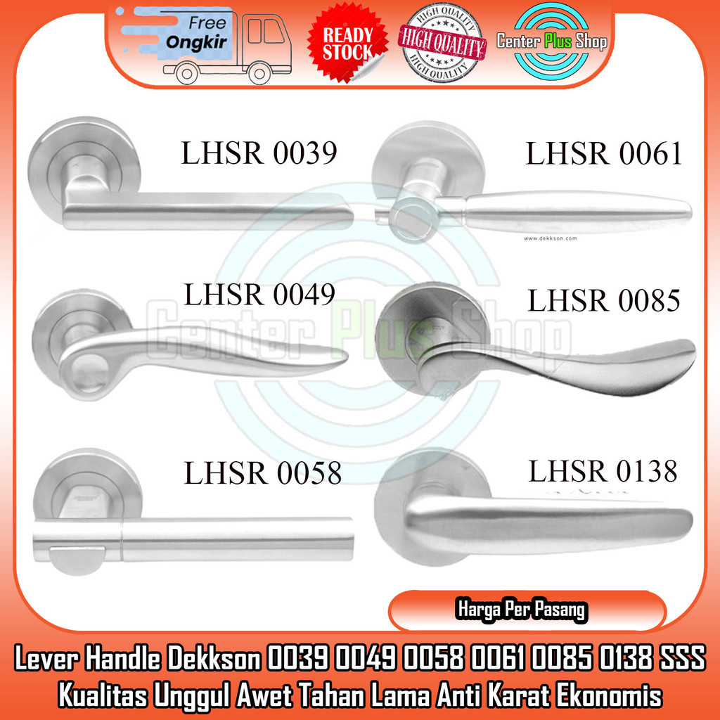 Lever Handle Solid Rose LHSR 0039 0049 0058 0061 0085 0138 SSS Awet Pegangan Aksesoris Tarikan Canto
