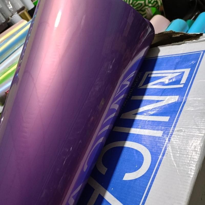 Stiker skotlite Lembayung warna Purple Red nicai stiker untuk motor dan mobil stiker termurah dan te