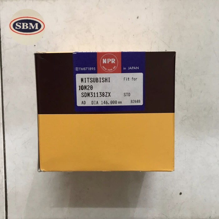 RING PISTON/RING SEHER MITSUBISHI 10M20 NPR BERKUALITAS