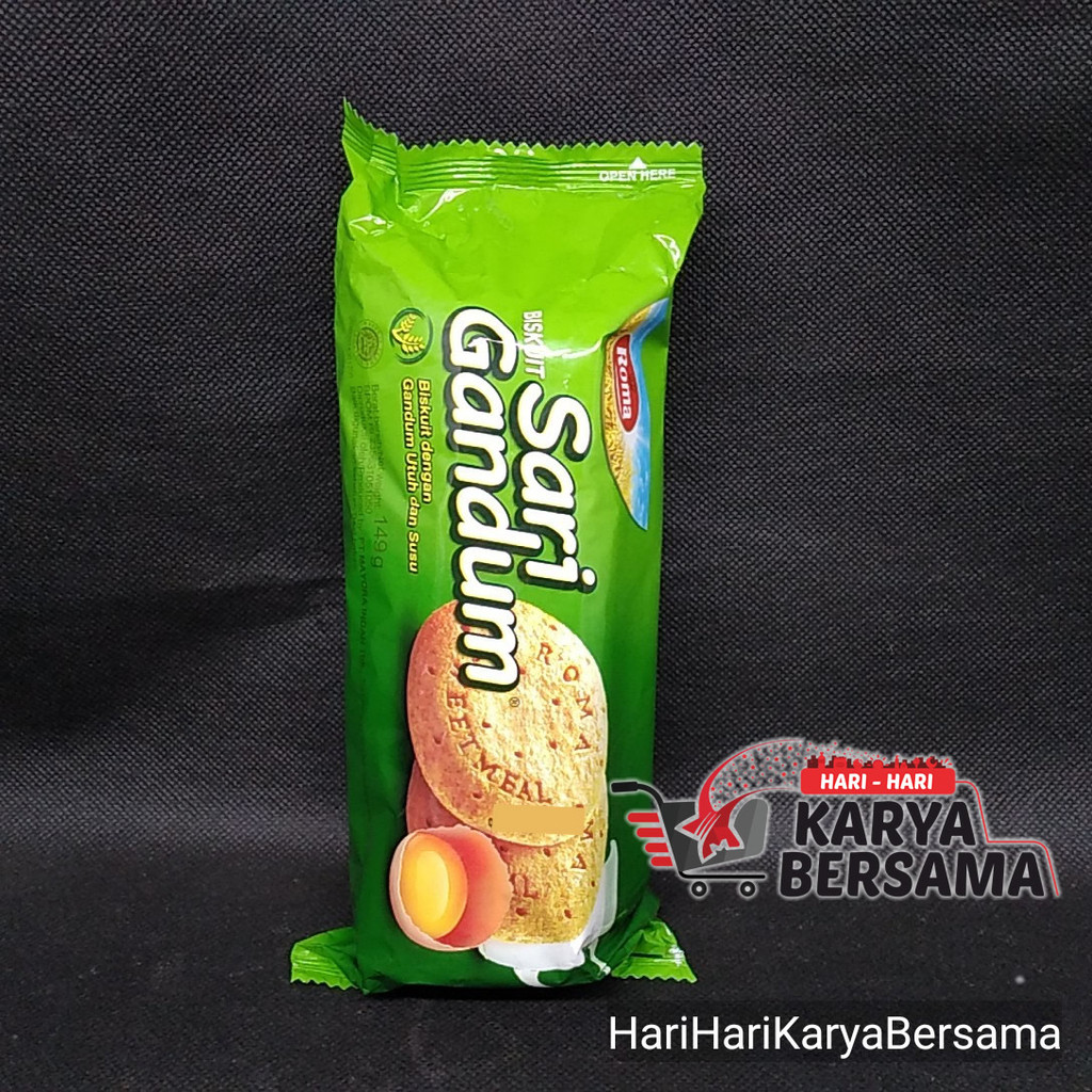 

MAKANAN RINGAN BISKUIT ROMA SARI GANDUM 149GR