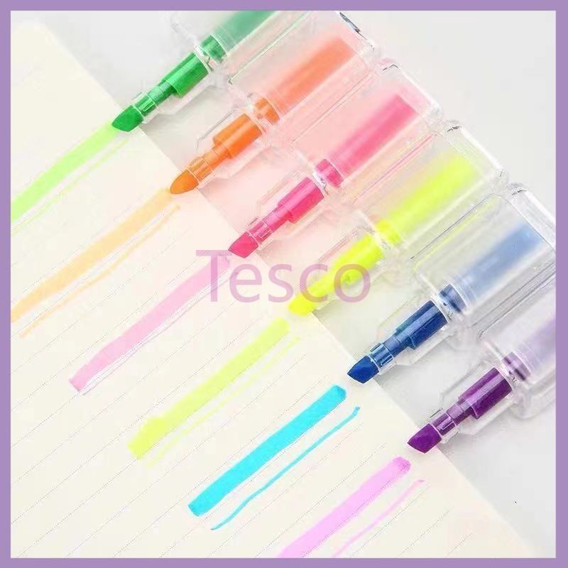 

Tesco Stabilo /Stabilo Mini Model Cat Kuku Lucu / Highlighter Warna Warni Lucu