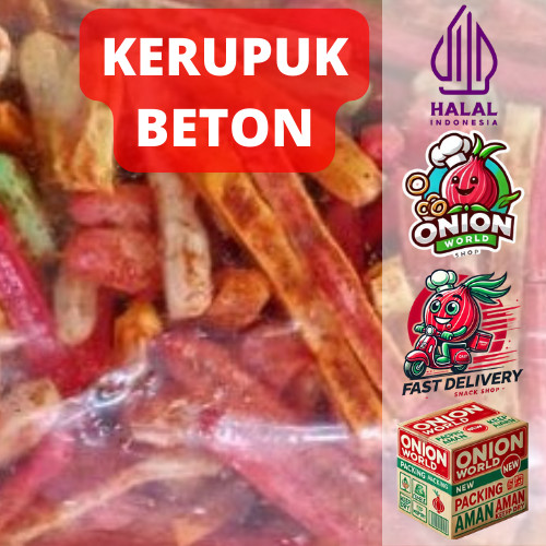

UWD KERUPUK BETON PEDAS DAUN JERUK 500gr Kerupuk Seblak Beton Pedas Kerupuk Beton Mix Kerupuk Bantet