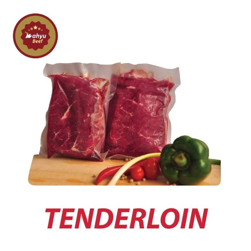 

TENDERLOIN STEAK CUT 500GR - WAHYU BEEF DAGING SAPI ORGANIK - GRASS FED ORGANIC