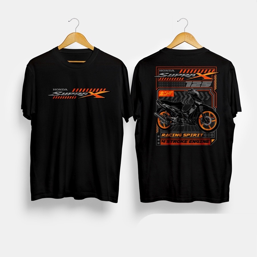 Kaos Baju Motor Honda Supra X 125 Racing Spirit Kaos Otomotif