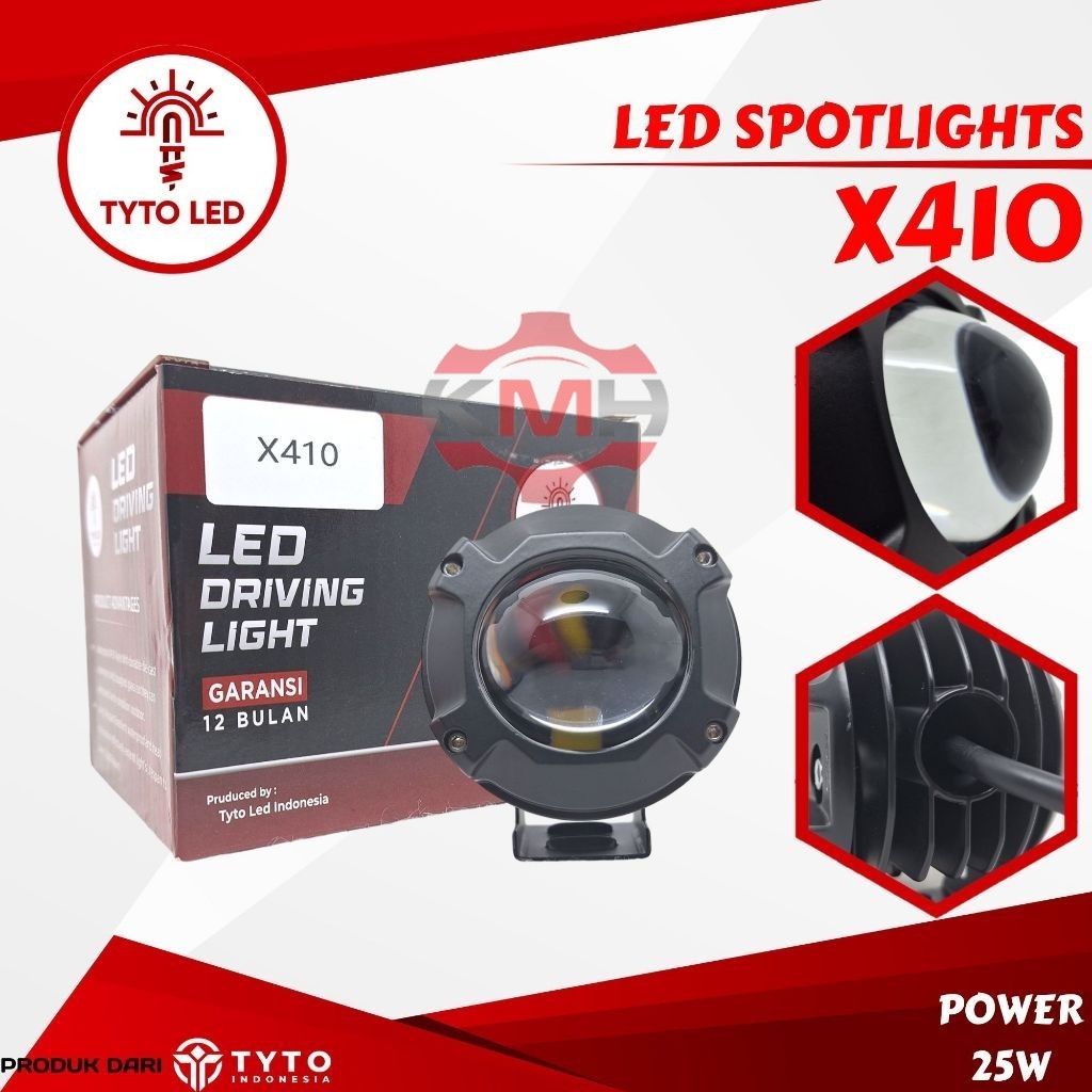 Lampu tembak sorot 2 warna kuning putih 25watt Tyto Led X410